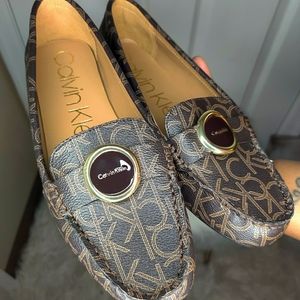 *Sold*Calvin Klein moccasins Loafers shoes Size 9.5
